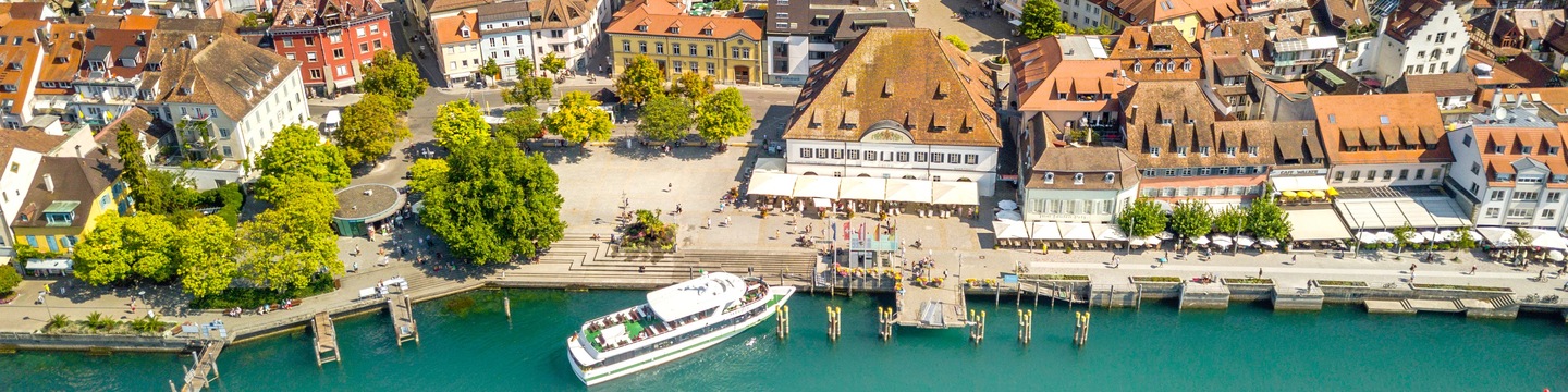 Blick über die Altstadt Richtung Bodensee