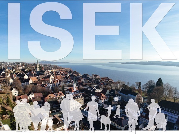 Blick über die Altstadt und den Bodensee